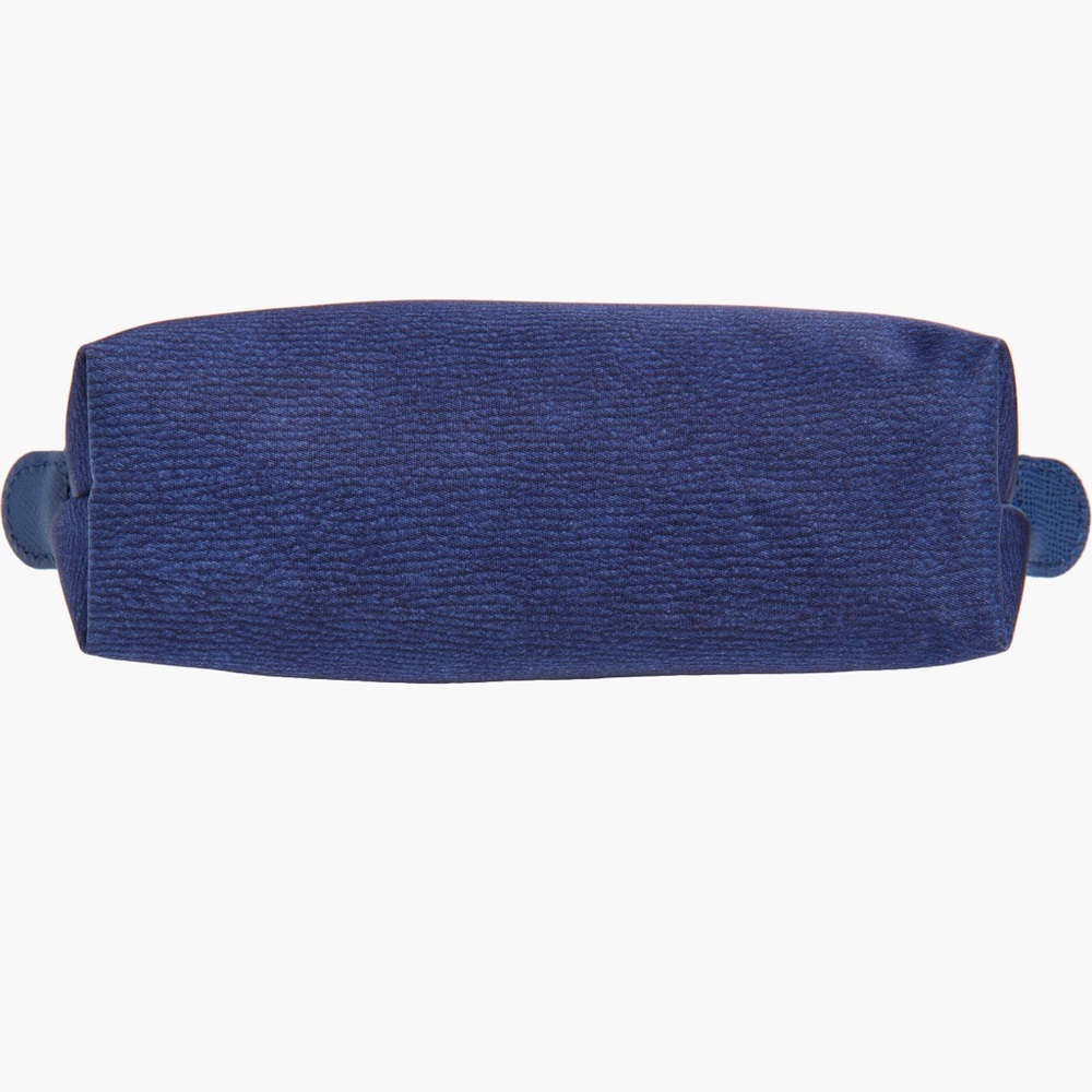 Longchamp Blue Small Top-Handle Cosmetic Pouch - Picture 5 of 9